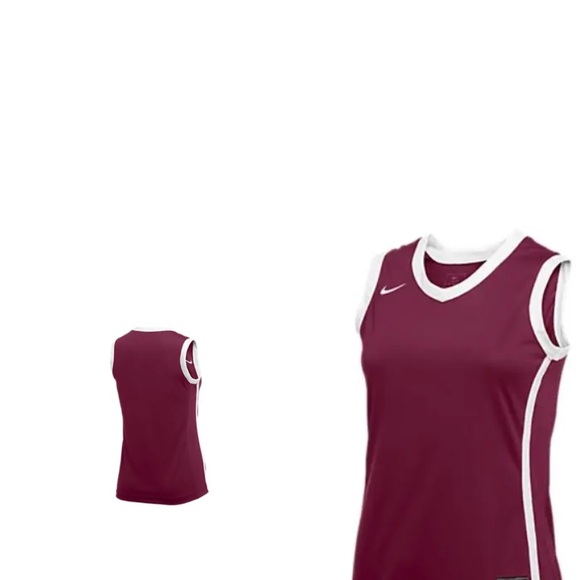 Nike Burgundy Sleeveless Athletic Top - Picture 1 of 4